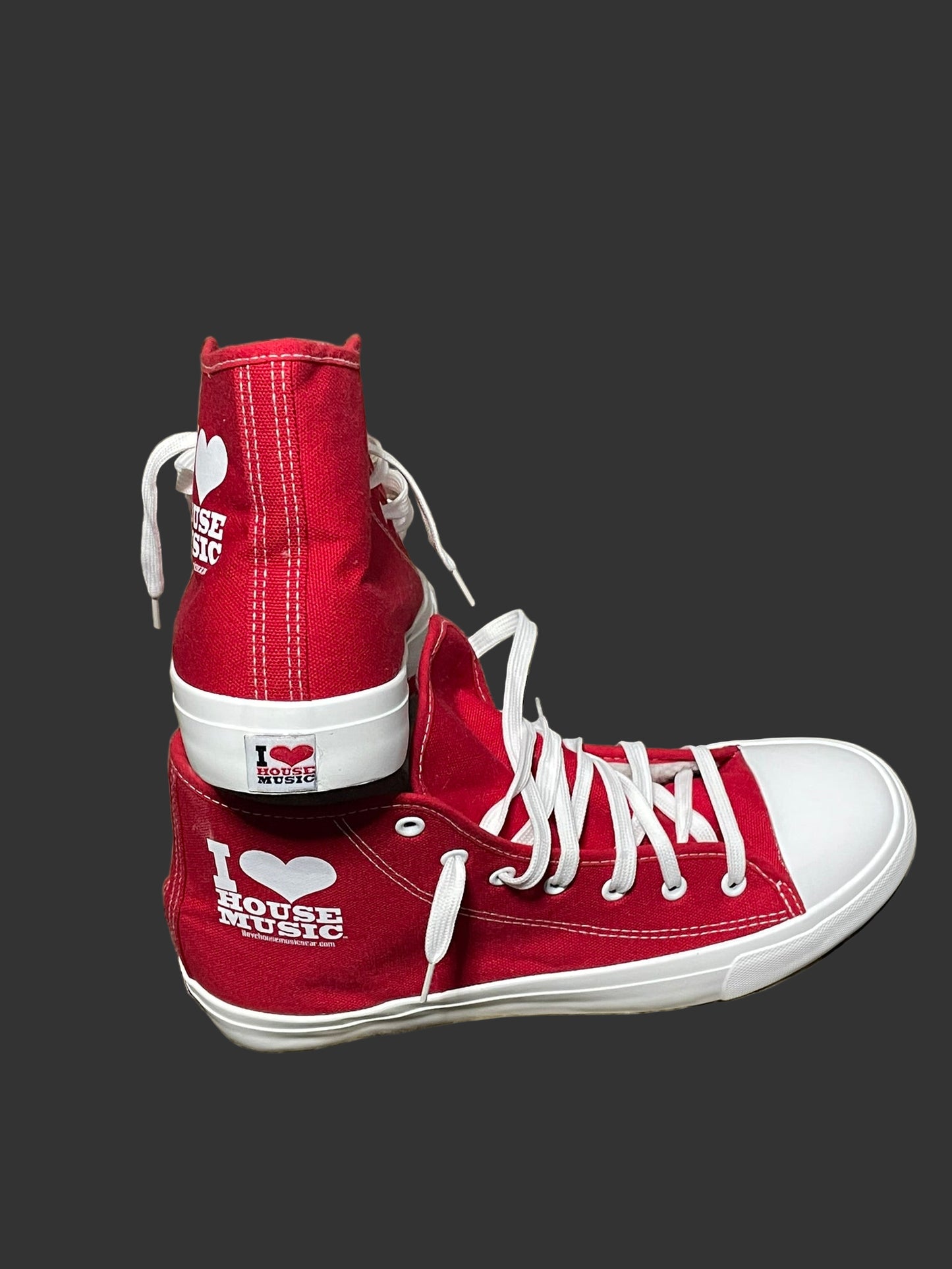 DaSneaker Red Classic Version
Fashion Lace-Up Shoes, Breathable Upper & Non-Slip PVC Gum Sole, Casual Tennis Walking Footwear, High Top Sneaker