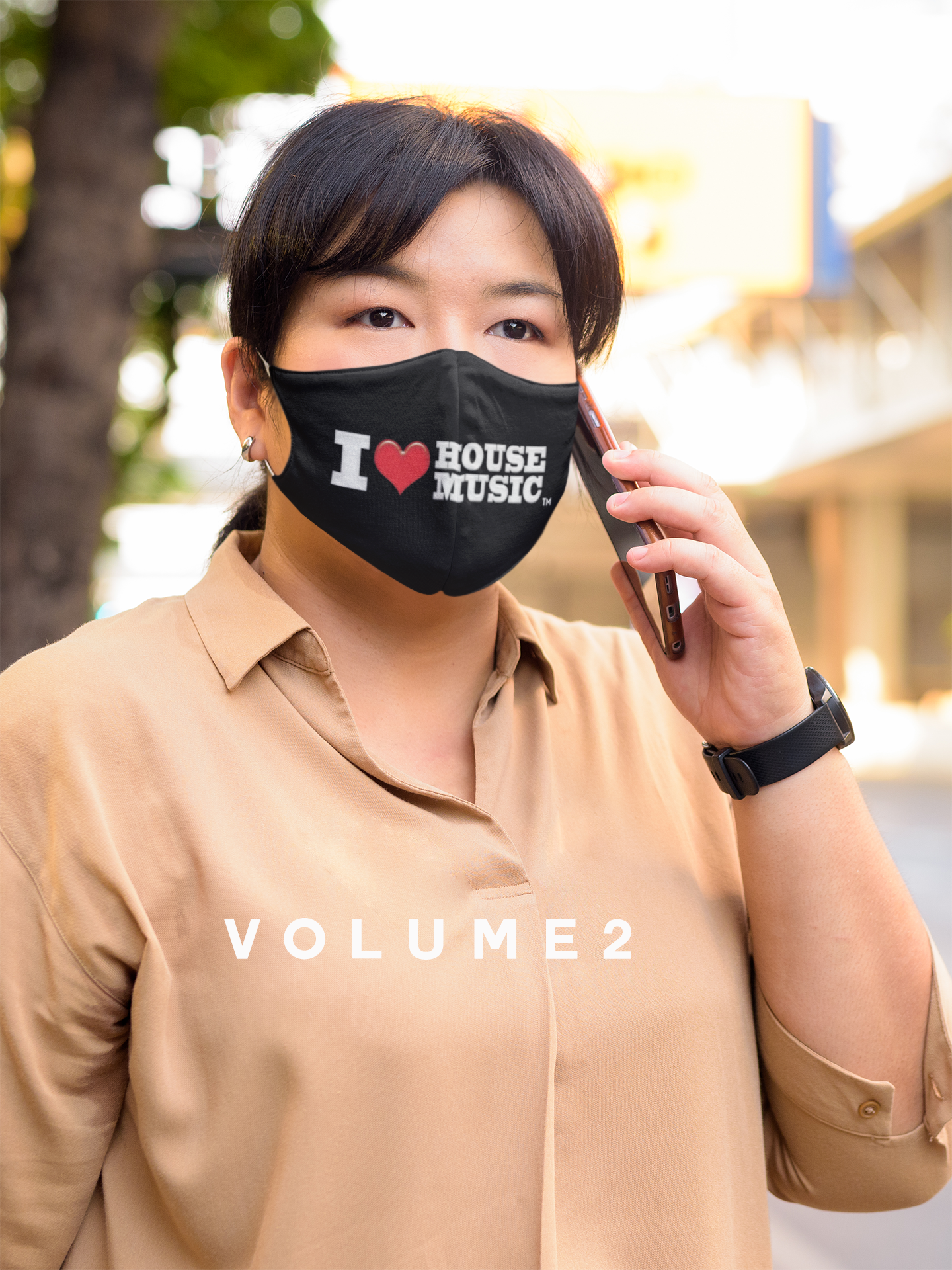 I Love House Music Mask(s) 4 Versions