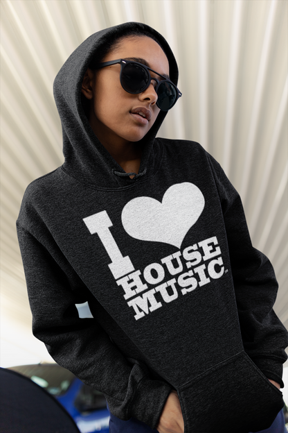 I Love House Music Unisex Hoodies Various Colors
