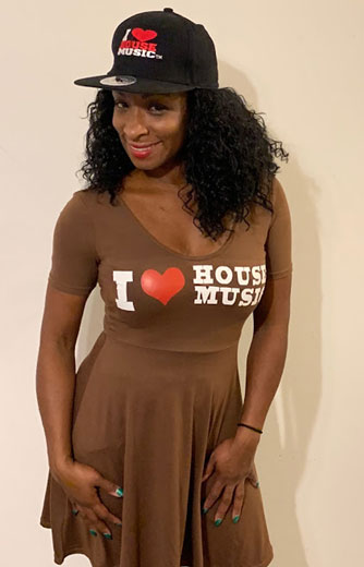 I Love House Music Dress