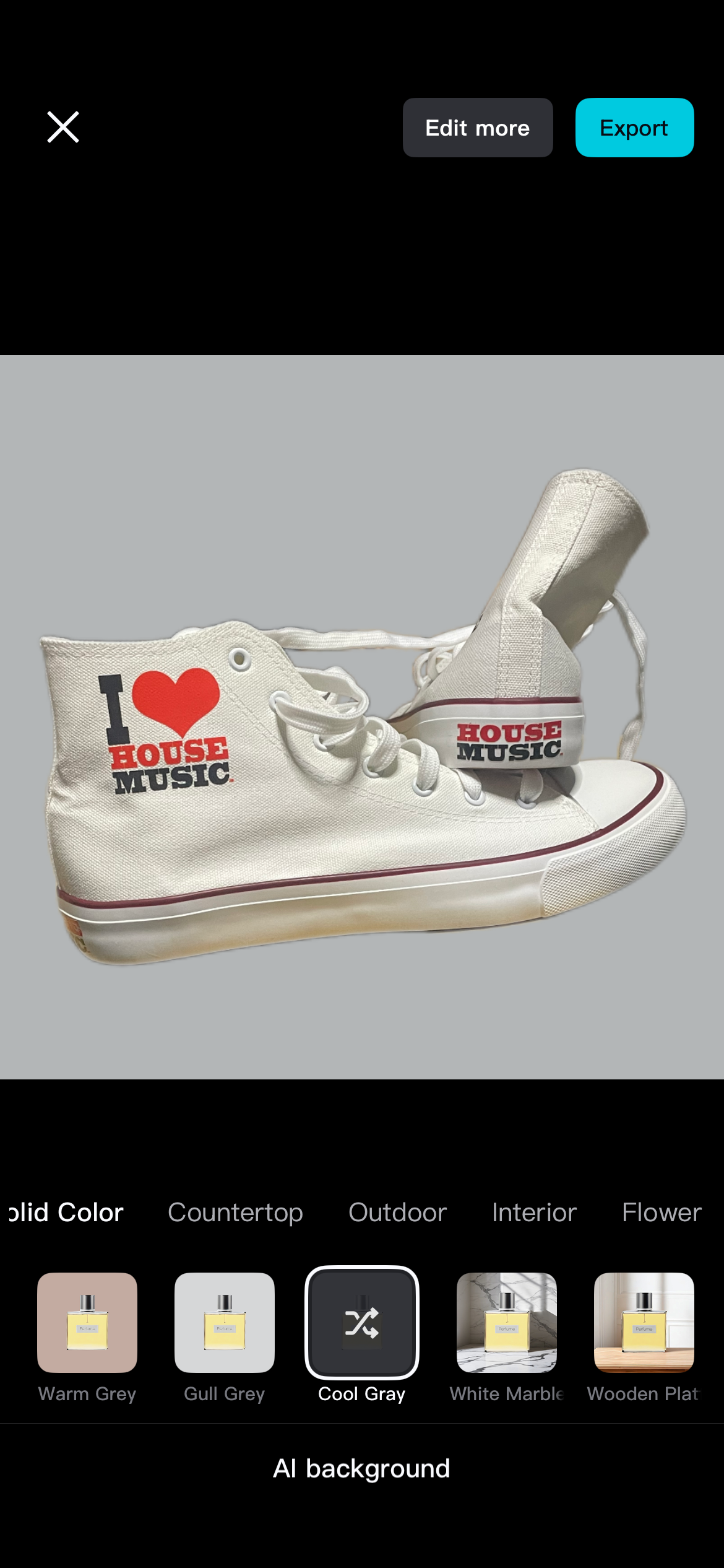 "I LOVE HOUSE MUSIC DaSNEAKER"